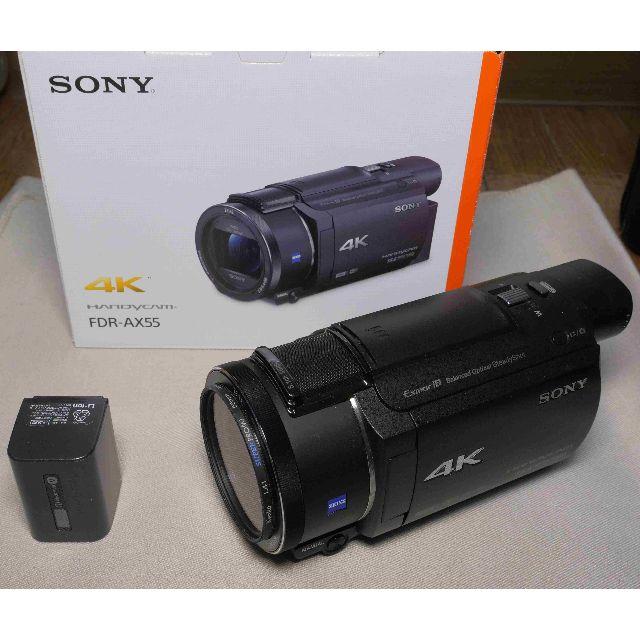 SONY - SONY デジタル4Kビデオカメラ FDR-AX55　美品