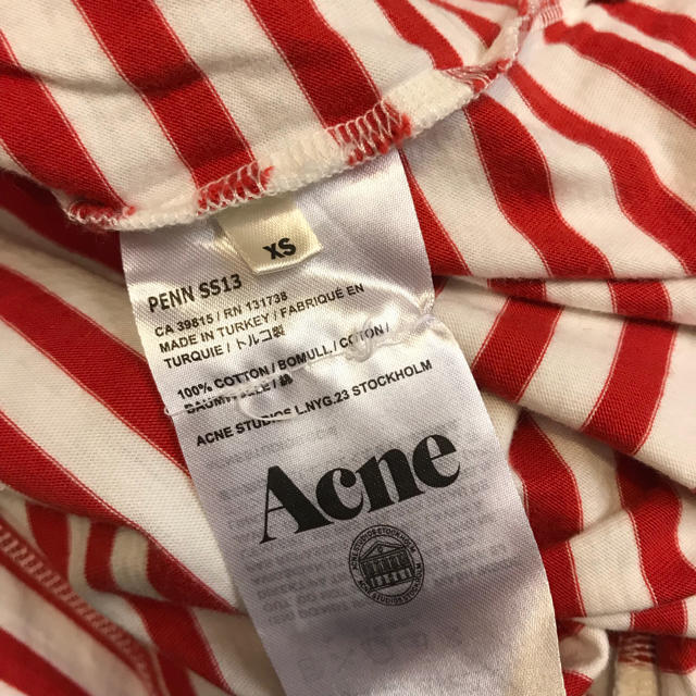 ACNE(アクネ)のAcne アクネ T シャツ 数回着用 美品  メンズのトップス(Tシャツ/カットソー(半袖/袖なし))の商品写真