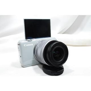 キヤノン(Canon)の♡WiFi&自撮り♡Canon EOS M10 レンズキットグレー(ミラーレス一眼)