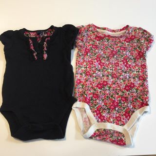 ベビーギャップ(babyGAP)のbabygap 女の子用ロンパース 2枚セット(ロンパース)