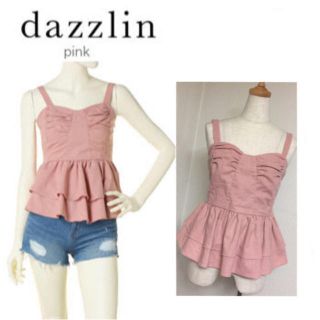 ダズリン(dazzlin)のdazzlin♡コルセットペプラム(カットソー(半袖/袖なし))