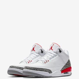 ナイキ(NIKE)の(28.0) Air Jordan 3 White/Red Heritege(スニーカー)