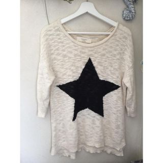 ザラ(ZARA)のzara コットンスターニット(ニット/セーター)