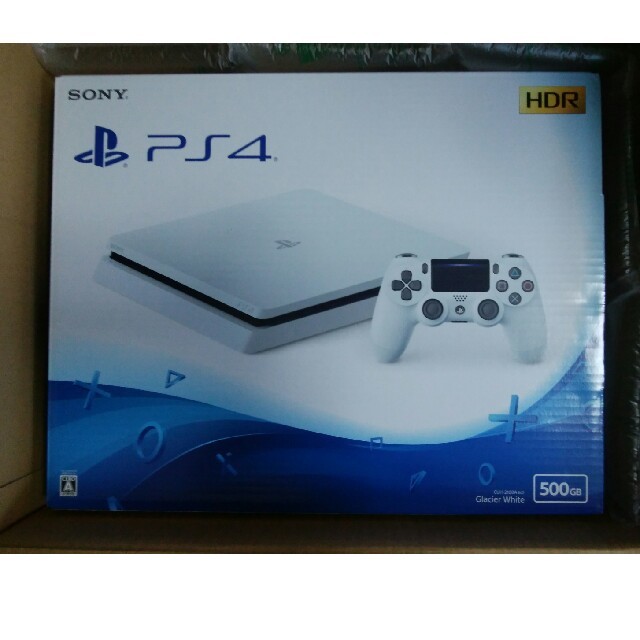 PS4 500GB グレイシャーホワイト 新品未使用