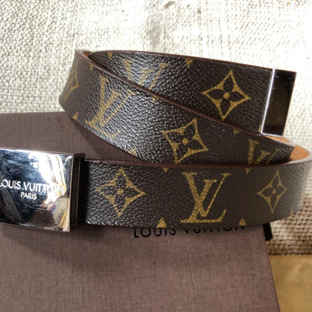 LOUIS VUITTON(ルイヴィトン)の正規品 美品 モノグラムベルト レディースのファッション小物(ベルト)の商品写真