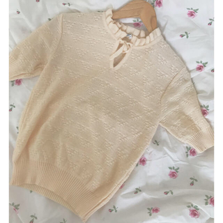 ロキエ(Lochie)のEuro vintage Heart summer knit(ニット/セーター)