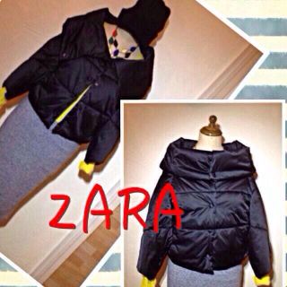 ザラ(ZARA)のZARAコクーン型ショート中綿ジャケット(ダウンジャケット)