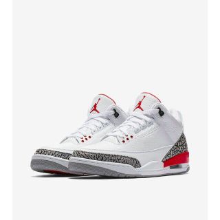 ナイキ(NIKE)の［新品］28.0cm AJ3 WHITE/RED カトリーナ  -2-(スニーカー)