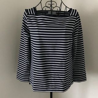 ユナイテッドアローズグリーンレーベルリラクシング(UNITED ARROWS green label relaxing)のUNITED ARROWS ボーダーカットソー 美品(カットソー(長袖/七分))