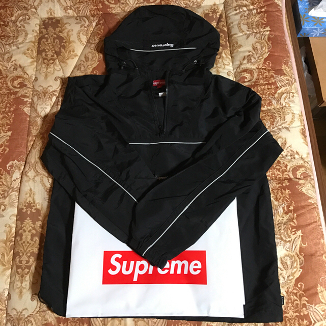 Supreme(シュプリーム)のsupreme Split Anorak S 黒 black 今日迄価格 メンズのジャケット/アウター(マウンテンパーカー)の商品写真