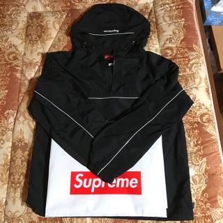 シュプリーム(Supreme)のsupreme Split Anorak S 黒 black 今日迄価格(マウンテンパーカー)