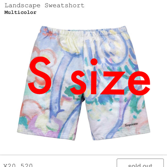 MulticolorSIZEsupreme Landscape Sweatshort S