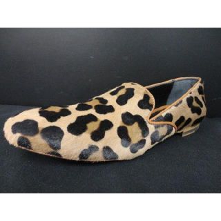 ジミーチュウ(JIMMY CHOO)のジャコモレリハラコモカシン レオパード柄 36.5 新品(スリッポン/モカシン)