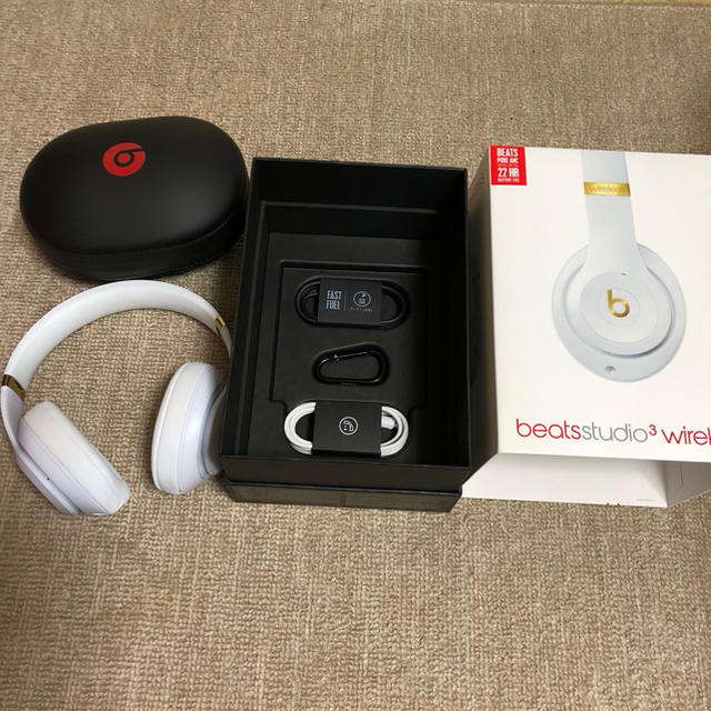 美品】Beats Studio 3 Wireless ヘッドホン ホワイト enot.in.ua