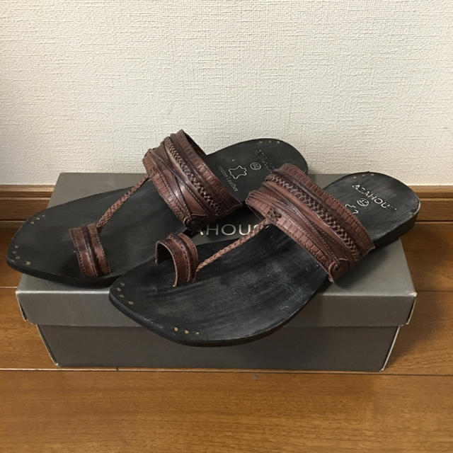 【ABAHOUSEセレクト商品】アバハウス レザーサンダルsize40(25㎝)