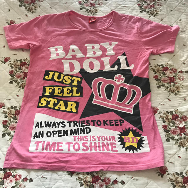 BABYDOLL(ベビードール)のBABY DOLL  MサイズTシャツ キッズ/ベビー/マタニティのキッズ服女の子用(90cm~)(Tシャツ/カットソー)の商品写真