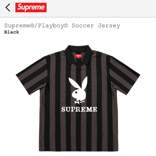 supreme プレイボーイ 黒 L