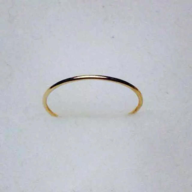 k18リング イエローゴールド レディースのアクセサリー(リング(指輪))の商品写真