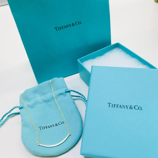 ティファニー(Tiffany & Co.)のティファニー Tスマイル 18Kイエローゴールド ネックレス(ネックレス)