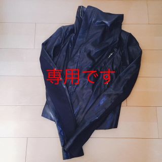 リックオウエンス(Rick Owens)のリックオウエンス  レザー  ジャケット(ライダースジャケット)