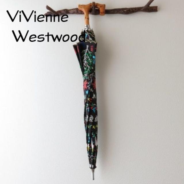 Vivienne Westwood(ヴィヴィアンウエストウッド)のvivienne Westwood ヴィヴィアンウエストウッド　日傘　刺繍 レディースのファッション小物(傘)の商品写真