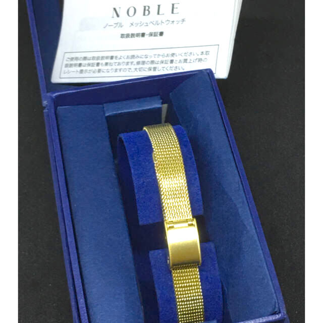 Noble(ノーブル)の5個限定出品☆NOBLE ノーブル メッシュベルトウォッチ♥(ˆ⌣ˆԅ) レディースのファッション小物(腕時計)の商品写真