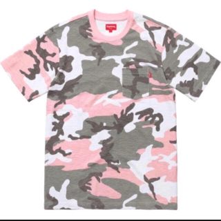 シュプリーム(Supreme)のsupreme pocket tee pink camo(Tシャツ/カットソー(半袖/袖なし))