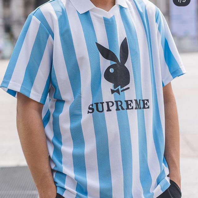 【Mサイズ】Supreme/Playboy Soccer Jersey