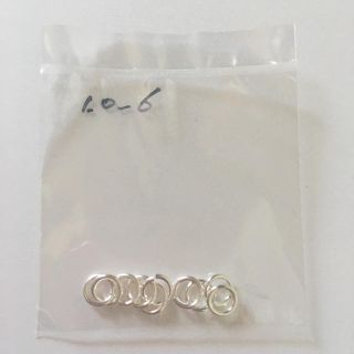 ゴローズ(goro's)の 丸カン シルバー925 直径6mm 線径1mm 2個セット タディ＆キング(各種パーツ)