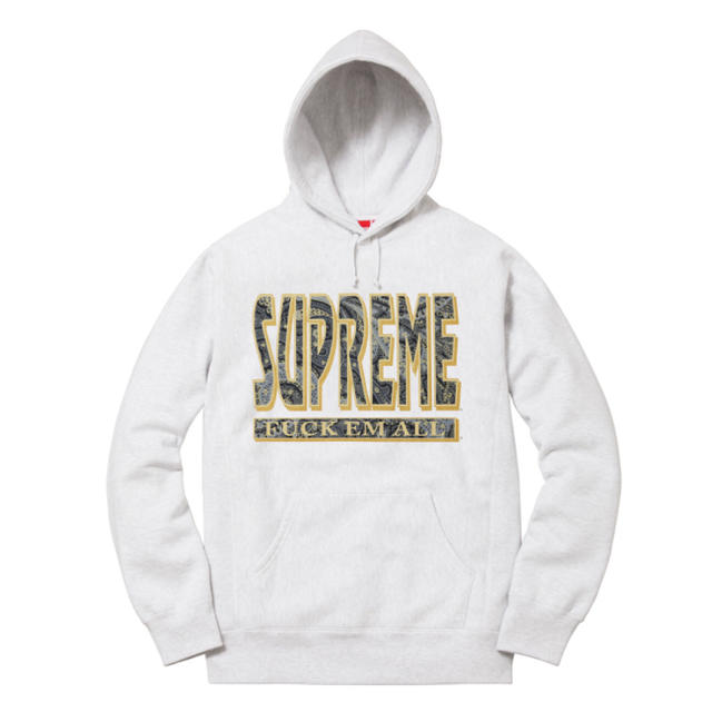 Supreme(シュプリーム)のPaisley Fuck Em All Hooded Sweatshirt   メンズのトップス(パーカー)の商品写真