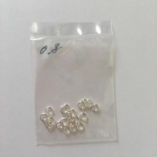 ゴローズ(goro's)の丸カン シルバー925 線径0.8mm 直径4mm 2個セット goro's(各種パーツ)