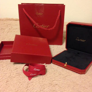 カルティエ(Cartier)のカルティエ 空箱 ネックレス(ショップ袋)