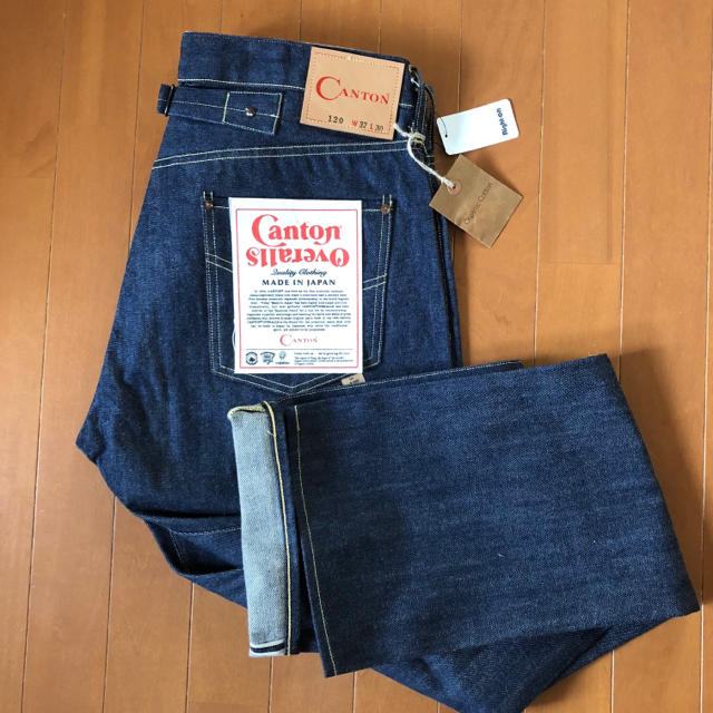 新品 レア ホワイト デニム canton サイズ32 日本製