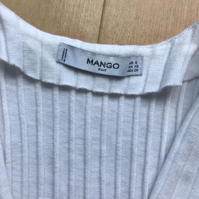 MANGO(マンゴ)のMANGO リブ ノースリーブ レディースのトップス(カットソー(半袖/袖なし))の商品写真