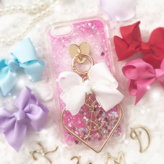 ♡様✩6(L)白 Dreamy Glitter♡ スマホ/家電/カメラのスマホアクセサリー(iPhoneケース)の商品写真