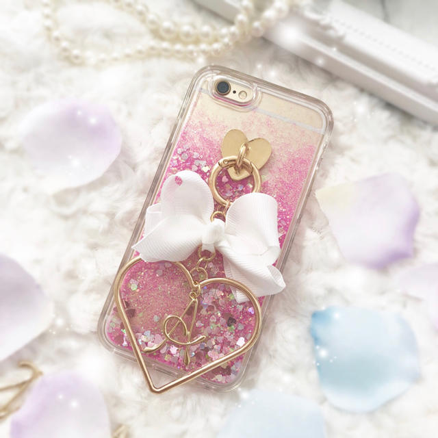 ♡様✩6(L)白 Dreamy Glitter♡ スマホ/家電/カメラのスマホアクセサリー(iPhoneケース)の商品写真