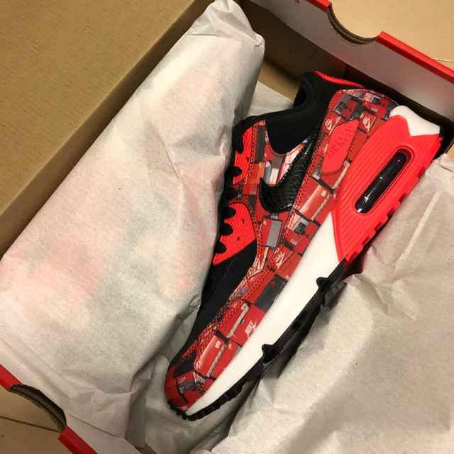 NIKE(ナイキ)のpeko様専用) 美中古 NIKE AIR MAX 90 PRNT 26.5cm メンズの靴/シューズ(スニーカー)の商品写真