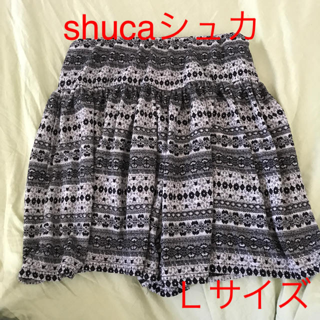 shuca(シュカ)のshucaシュカ  ショートパンツ(キュロットパンツ) Lサイズ レディースのパンツ(キュロット)の商品写真