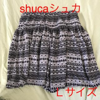 シュカ(shuca)のshucaシュカ  ショートパンツ(キュロットパンツ) Lサイズ(キュロット)