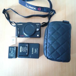 パナソニック(Panasonic)のLUMIX GF2 panasonic ボディのみ FlashAir 8GBSD(その他)