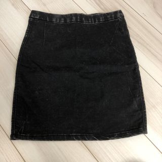 ベルシュカ(Bershka)のブラックデニム ミニスカート bershka(ミニスカート)