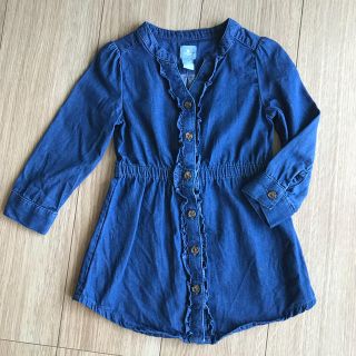 ベビーギャップ(babyGAP)の美品♡ベビーギャップ♡デニムワンピース♡90(ワンピース)