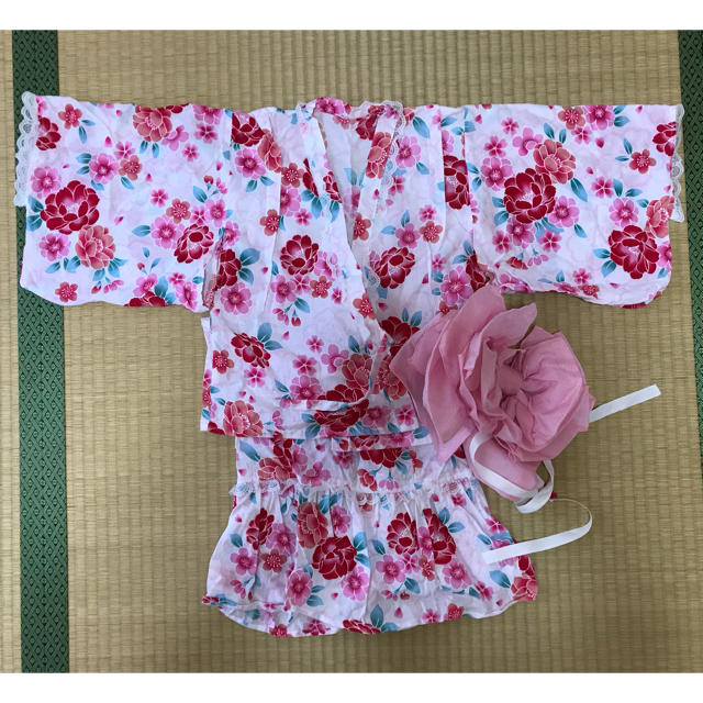 kids 浴衣ドレス キッズ/ベビー/マタニティのキッズ服女の子用(90cm~)(甚平/浴衣)の商品写真