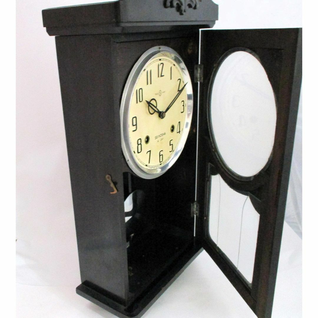 SEIKO - ◇動作品 SEIKOSHA 精工舎 昭和初期頃 14DAY 掛時計 SEIKO - ◇動作品 SEIKOSHA 精工舎 昭和初期頃 14DAY 掛時計