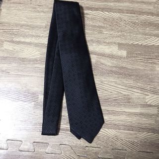 バーバリーブラックレーベル(BURBERRY BLACK LABEL)の新品 バーバリーブラックレーベル ネクタイ 黒 シルク 絹 Burberry(ネクタイ)