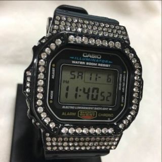 カシオ(CASIO)のGショック オリジナルカスタム シルバー DW-5600E-1(その他)