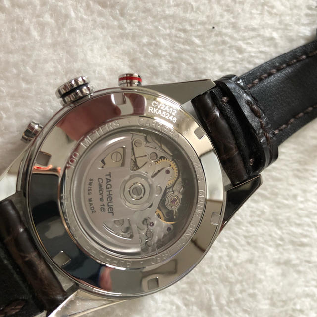 TAG Heuer(タグホイヤー)の雪男様専用  タグホイヤー カレラ 茶 CV2A12 OH済み メンズの時計(腕時計(アナログ))の商品写真