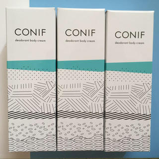 新品未使用コニフ CONIF デオドラント クリーム 三個セット(制汗/デオドラント剤)