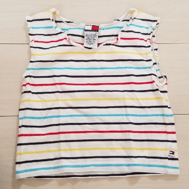 TOMMY HILFIGER(トミーヒルフィガー)のTOMMY HILFIGERノースリーブ キッズ/ベビー/マタニティのキッズ服女の子用(90cm~)(Tシャツ/カットソー)の商品写真