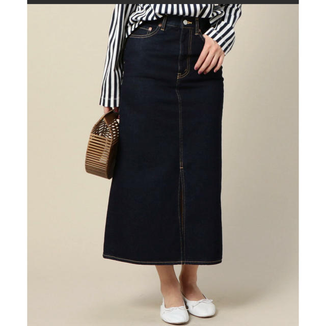 BEAUTY&YOUTH UNITED ARROWS(ビューティアンドユースユナイテッドアローズ)のBEAUTY&YOUTH UNITED ARROWSのデニムスカート レディースのスカート(ロングスカート)の商品写真